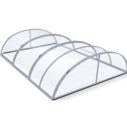 Copertura per piscina in alluminio e policarbonato 320x460x103 Abrilios