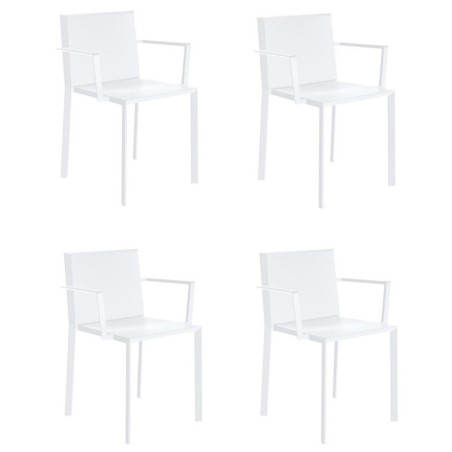 Lot de 4 fauteuils Vondom Quartz gris