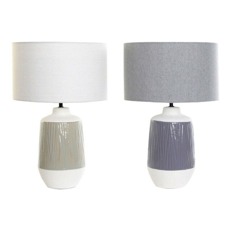 Lampe de bureau DKD Home Decor Polyester Porcelaine 220 V 40 W (2 pcs) (35 x 35 x 53 cm) Lampe de bureau DKD Home Decor Polyester Porcelaine 220 V 40 W (2 pcs) (35 x 35 x 53 cm)