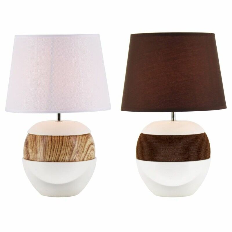 Lampada da tavolo DKD Home Decor Ceramica Poliestere Corda (28 x 28 x 43 cm) (2 pcs) Lampada da tavolo DKD Home Decor Ceramica Poliestere Corda (28 x 28 x 43 cm) (2 pcs)