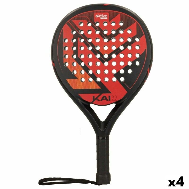 Squash-Schläger Aktive Schwarz/Rot (4 Stück) Squash-Schläger Aktive Schwarz/Rot (4 Stück)