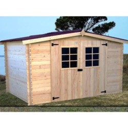Abri de Jardin en Bois d’Épicéa Habrita 9.58 m2