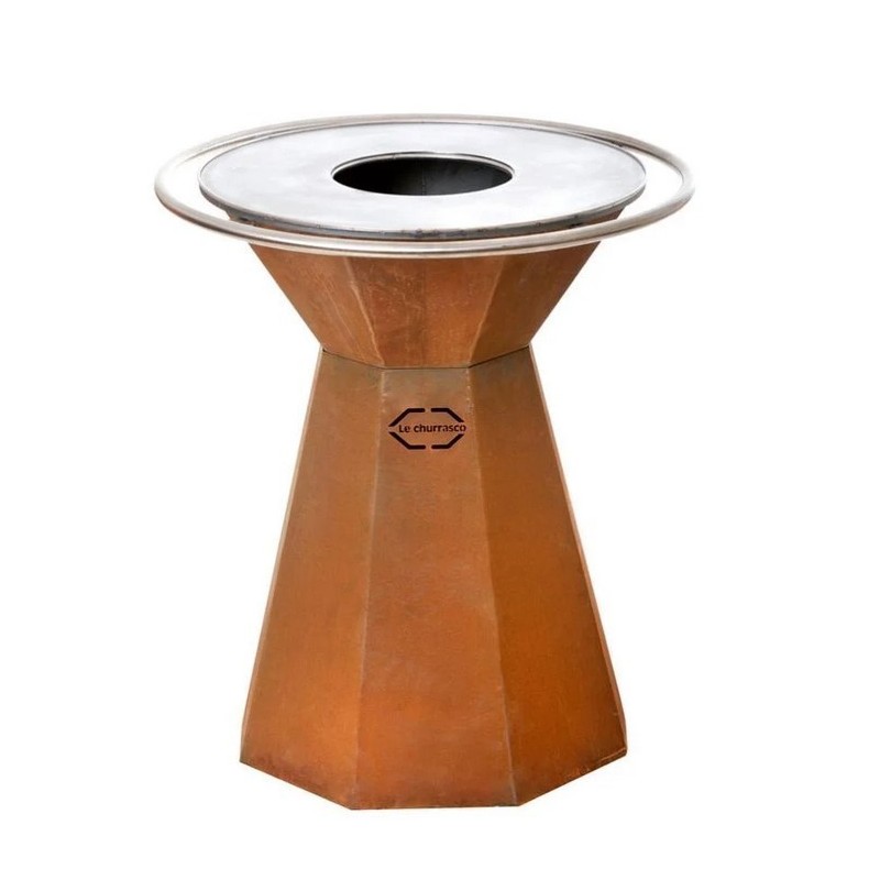 Brasero Le Churrasco pyramidal Corten Plancha Tonio