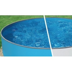 Swimming pool Azuro Round Graphite-white 360x120