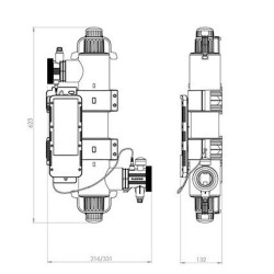 Traitement UV de Piscine Pro Pool Plus Vulcan 55W 50m3