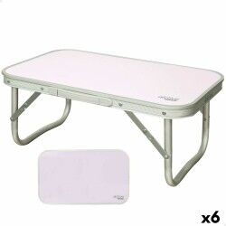 Mesa Dobrável Aktive Malva 56 x 24 x 34 cm (6 Unidades)