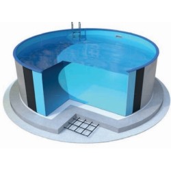 Piscina Redonda Azuro Ibiza 460 H120