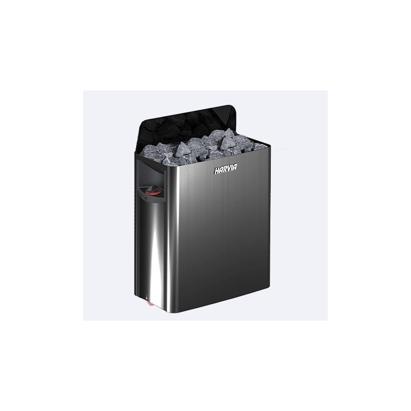 Harvia Wall Stufa in Acciaio Nero 8 kw per Sauna a Vapore