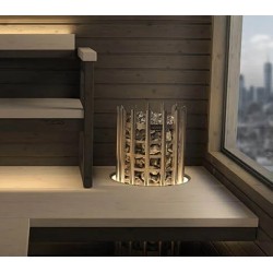 Fogão de aço preto Harvia Wall 8 kw para sauna a vapor