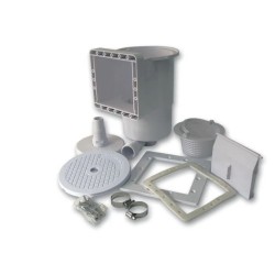 GRE Oval Pool White Fiji 500×300x120 mit Sandfilter