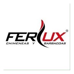 Ferlux Kalio Holzeinsatz aus Gusseisen mit Turbo 16 kW Kristallglas