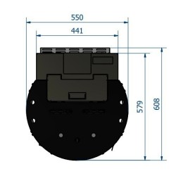 Fogão a lenha Ferlux Sofia 10 kW