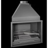 Barbecue Ferlux à encastrer S80 en acier avec hotte