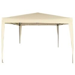 Gazebo Aktive 300 x 240 x 300 cm Aço Creme Plástico