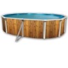 Piscina fuori terra TOI Veta ovale 550x366xH120 con kit completo