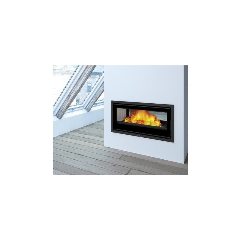 Insert à bois Bronpi Cairo 110-D Double Face Vision 15kW avec turbine