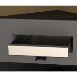 Poêle d'Angle à bois Bronpi Lerma 9kW avec Bûcher