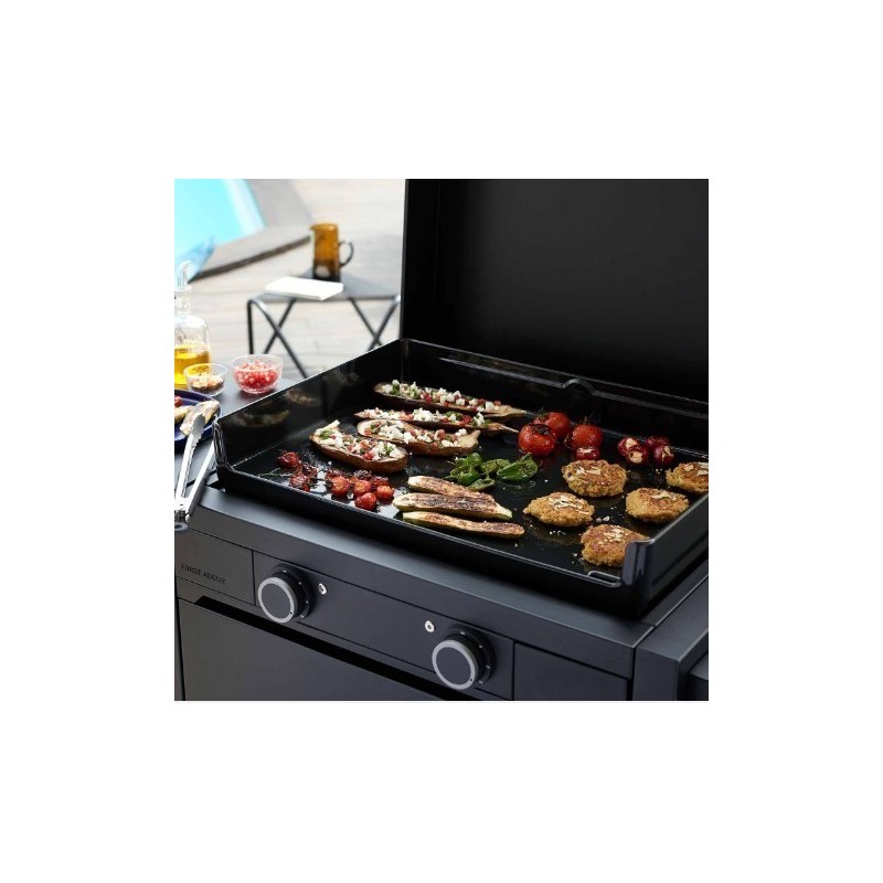 Plancha Gas Forge Adour Modern 45 Acero Negro