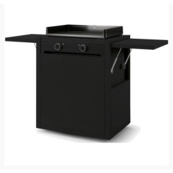 Carrello moderno Black 60 Forge Adour per plancha.