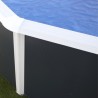 Above ground pool TOI Prestigio oval 550x366x120 Anthracite