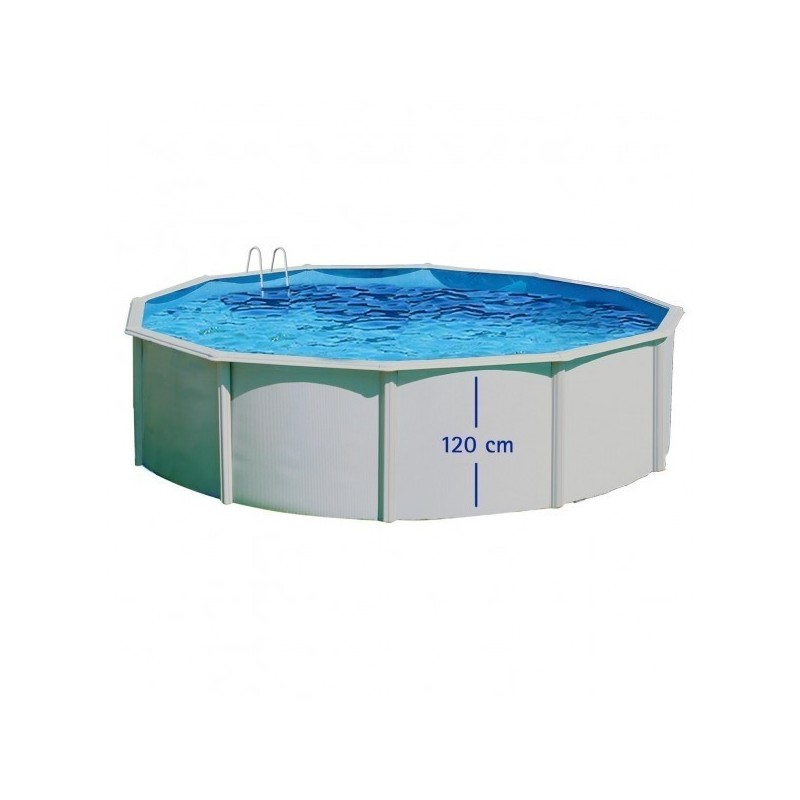 Piscine hors sol TOI Prestige ronde 460x120 Blanc