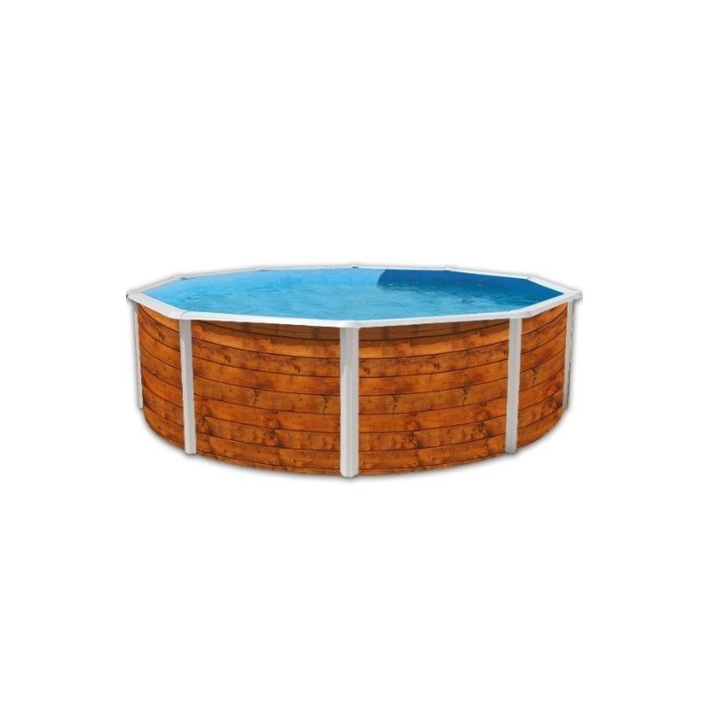 Piscina acima do solo TOI Etnica redonda 350xH120 com kit completo