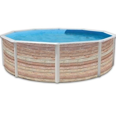 Piscine hors sol TOI Pinus ronde 350xH120 avec kit complet