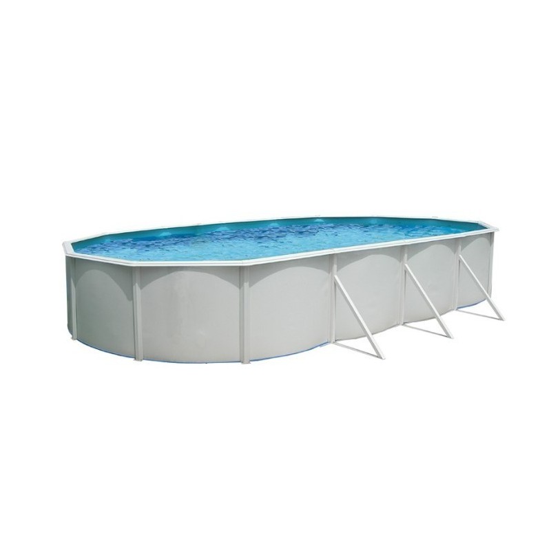 Above ground pool TOI Mallorca oval 730x366xH120 with complete kit White