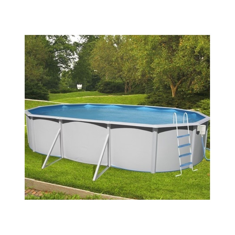 Piscina elevada TOI Magnum ovalada 640x366xH132 Compact White