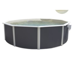 Oberflur-Pool TOI Magnum rund 350x132 Anthrazit