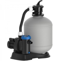 Above ground pool TOI Magnum oval 730x366x132 Anthracite with safety ladder