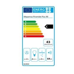 Extrator Convencional Mepamsa Piramide Plus 90X 90 cm 290 m³/h 65W C
