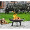 Brazier and Tripod Port Cook King 100cm with Stainless Steel Grill