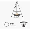 Brazier and Tripod Port Cook King 100cm with Stainless Steel Grill