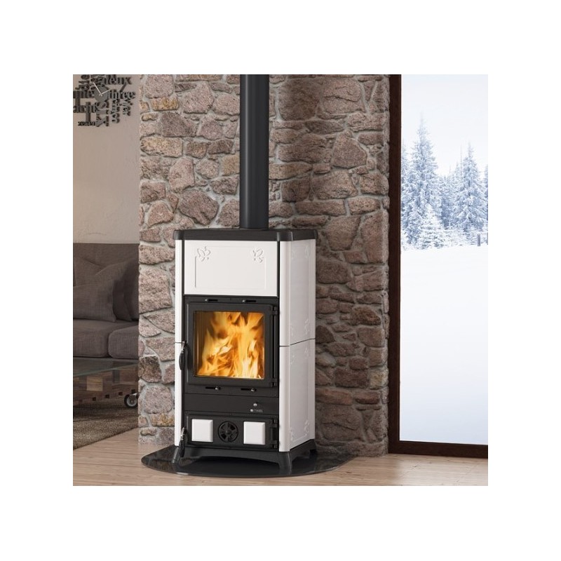 Wood stove Nordica Extraflame Fedora 8.3kW White Infinty