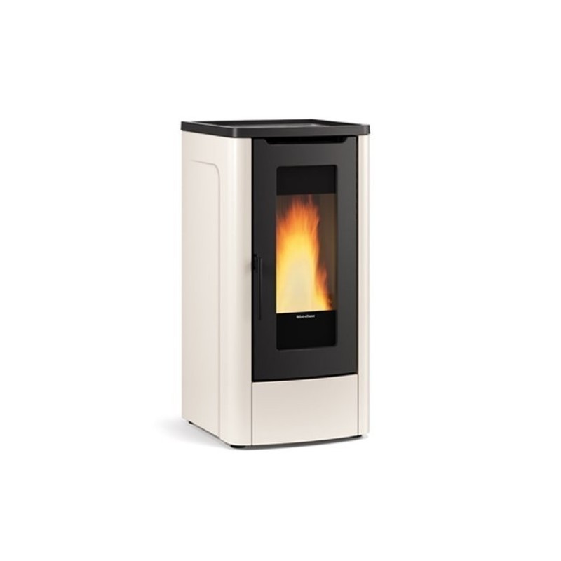 Pellet stove La Nordica Extraflame Dahiana VFS 10 kW ventilated Ivory