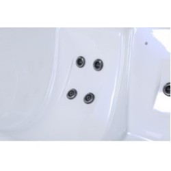 Square NetSpa Wave 5 lugares acrílico spa