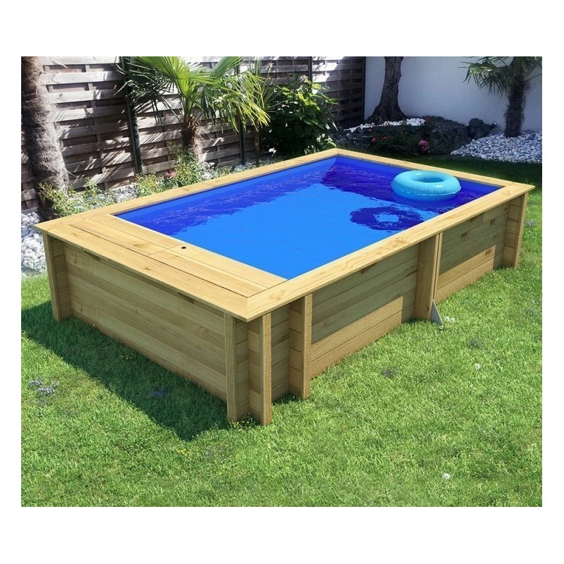 Pool'N Wooden Box Pool 620x250xH133 BWT myPool
