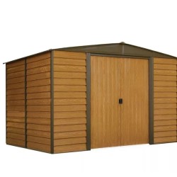 Metal Garden Shed Habrita 313x242xh198 imitation wood
