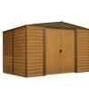 Metal Garden Shed Habrita 313x242xh198 imitation wood