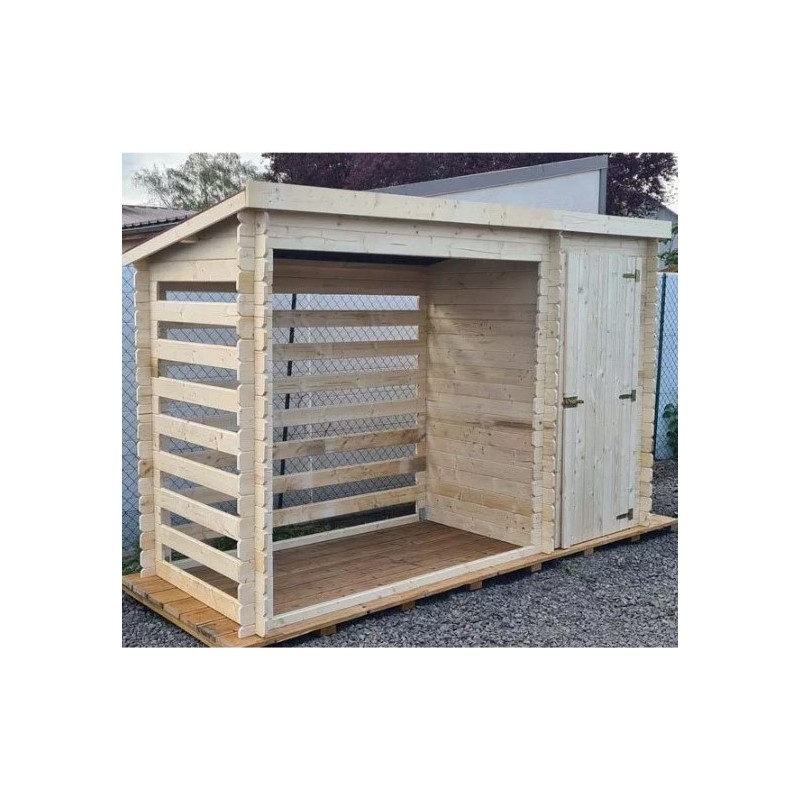 Habrita Ricovero per biciclette in legno 3m3