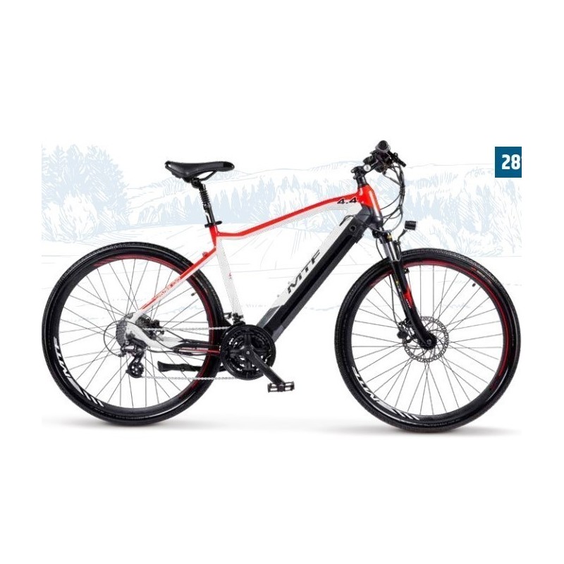 MTF Cross 28 polegadas 900Wh 36V/25Ah Quadro 20' bicicleta elétrica MTF Cross