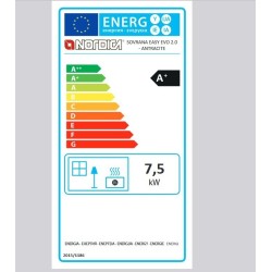 Holzofen Nordica Extraflame Sovrana Easy 2.0 9kW Cappuccino