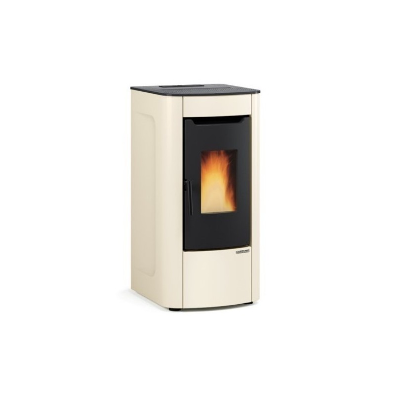Fogão a pellets ventilado La Nordica Extraflame Sabry Prestige Line 7kW Ivory