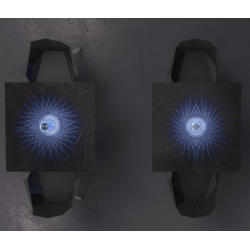 Lampe Gatsby Cylindre Cristal Vondom Led avec batterie