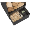 Organizzatore di tronchi Mister Frosted Black Dixneuf Design
