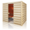 Sauna a 6 posti Holl's Eccolo Pacchetto completo stufa da 4,5kW e pietre incluse