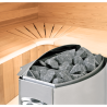 Sauna a 6 posti Holl's Eccolo Pacchetto completo stufa da 4,5kW e pietre incluse