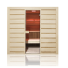 Sauna a 6 posti Holl's Eccolo Pacchetto completo stufa da 4,5kW e pietre incluse