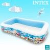 Piscina Gonfiabile per Bambini Intex Tropicale 1020 L 305 x 56 x 183 cm (2 Unità)